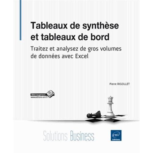 Tableaux De Synthèse Et Tableaux De Bord - Traitez Et Analysez De G... on Productcaster.