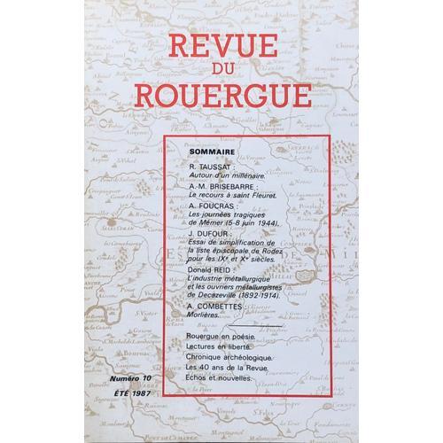 Revue Du Rouergue 10, Autour D'un Millénaire, Le Recours À Saint-Fl... on Productcaster.