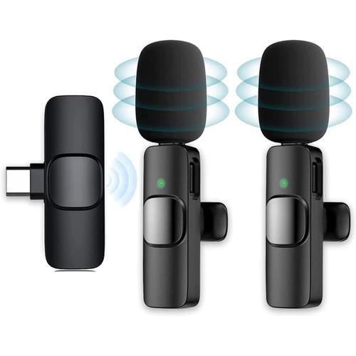 Microphone Cravate Sans Fil Plug-Play Avec 2 Micros Pour Enregistre... on Productcaster.