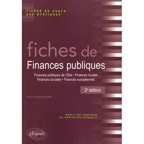 Fiches De Finances Publiques on Productcaster.