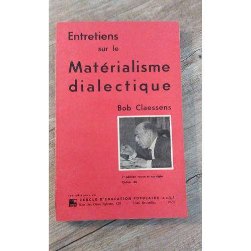 Entretiens Sur Le Matérialisme Dialectique on Productcaster.