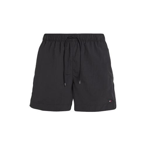 Maillot De Bain Tommy Jeans Essential Mi-Long Homme Noir on Productcaster.