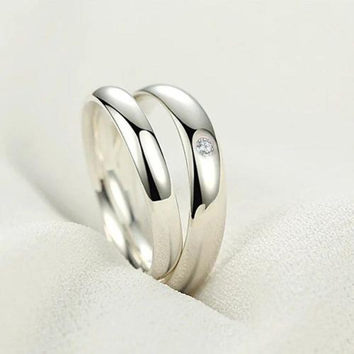 Ramos-Bague De Mariage En Acier Inoxydable Pour Hommes Et Femmes,Al... on Productcaster.