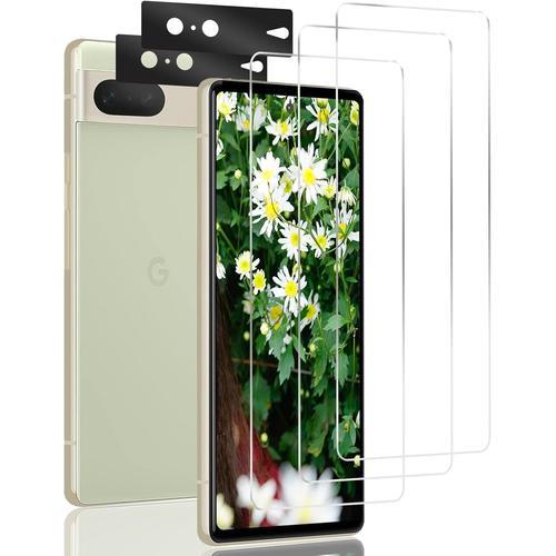 Verre Trempé Pour Google Pixel 7 Plein Écran 3d Film Protection Écr... on Productcaster.