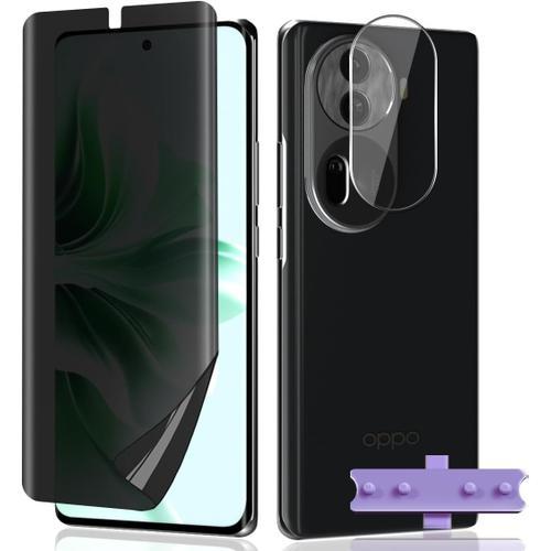 1+2 Pièces Protection Écran Pour Oppo Reno 11 Anti-Espion Tpu Pas V... on Productcaster.