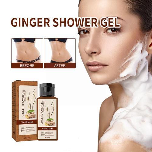 Gel Douche Au Gingembre, 30ml, Drainage Lymphatique, À Base De Plan... on Productcaster.