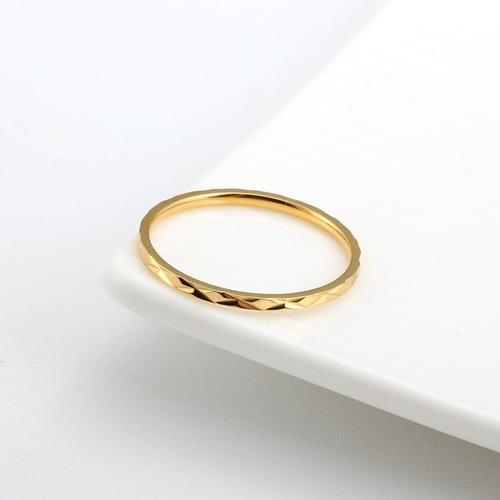 Bague Empilée En Acier Inoxydable Fin Pour Femme,Bague De Mariage,C... on Productcaster.