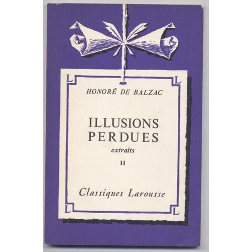 Illusions Perdues Extraits Tome Ii on Productcaster.