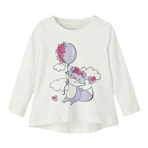 T-Shirt Manches Longues Blanc Fille Name It Cosmic on Productcaster.