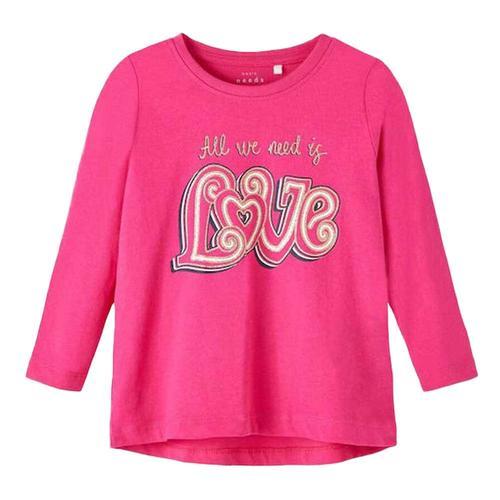 T-Shirt Manches Longues Rose Fille Name It Cosmic on Productcaster.