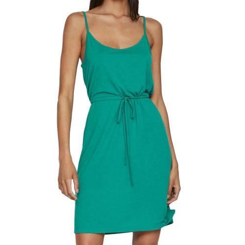 Robe Verte Femme Vila Money Strap on Productcaster.