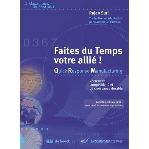 Faites Du Temps Votre Allié ! Quick Response Manufacturing - Vecteu... on Productcaster.