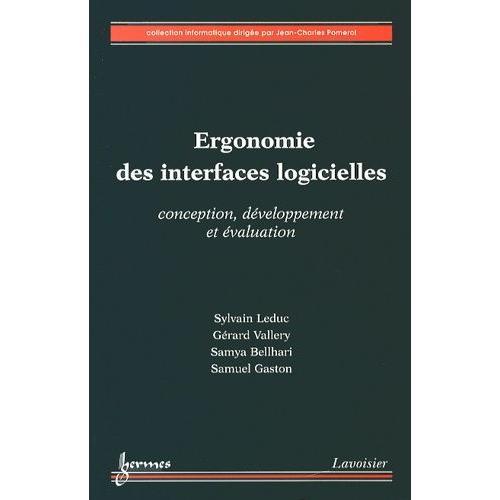 Ergonomie Des Interfaces Logicielles - Conception, Développement Et... on Productcaster.