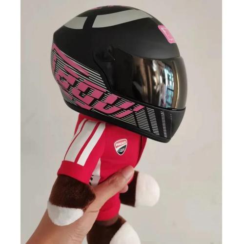 Ensemble T - Ours En Peluche Avec Casque Pour Moto, Poupée Avec Cas... on Productcaster.