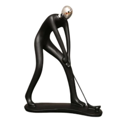 Golfeur - Statue De Joueur De Golf De Tennis De Table, Sculpture Ab... on Productcaster.