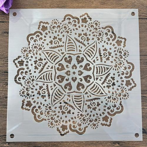 Moule De Mandala Artisanal Pour Peinture,Pochoirs,Photo Estampée,Ca... on Productcaster.