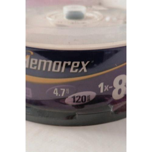 Pack 25 supports DVD+R. Memorex. 120 min. 4,7 GB. 1x-8x. RW. on Productcaster.