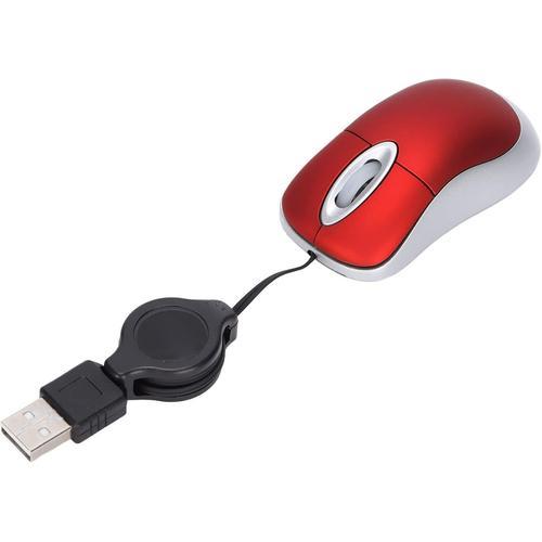 Souris Filaire, Souris Optique Avec Câble Rétractable Conception De... on Productcaster.