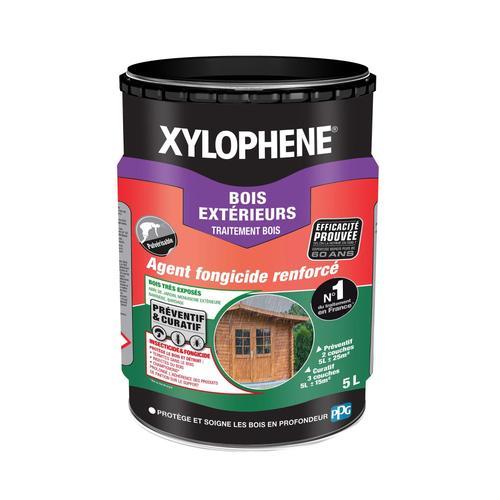 Traitement bois agent fongicide renforcé extérieur Xylophène 5L on Productcaster.