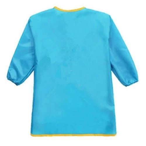 Tablier Imperméable À Manches Longues Pour Enfants,Couleur Unie,Pou... on Productcaster.