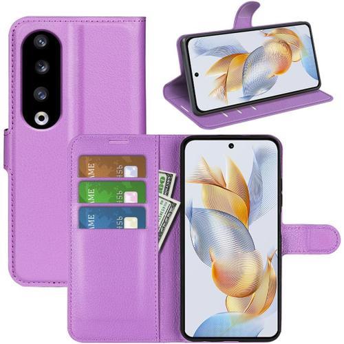 Étui Pour Honor 90 Pro 6,78 Pouces Pu Cuir Housse Flip Coque Litchi... on Productcaster.