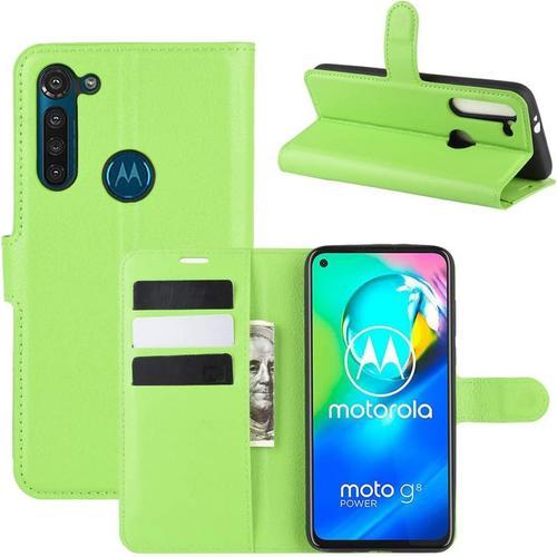 Étui Pour Motorola Moto G8 Power 6,4 Pouces Pu Cuir Housse Flip Coq... on Productcaster.