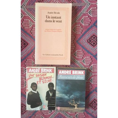 Lot De Trois Livres D'andré Brink : Rumeurs De Pluie+ Une Saison Bl... on Productcaster.