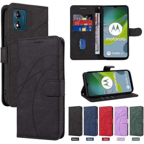 Coque Pour Motorola Moto E13,Housse En Cuir Motorola Moto E13,Étui ... on Productcaster.