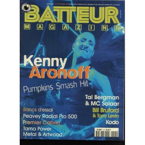 Batteur Magazine N° 115 : Kenny Aronoff on Productcaster.