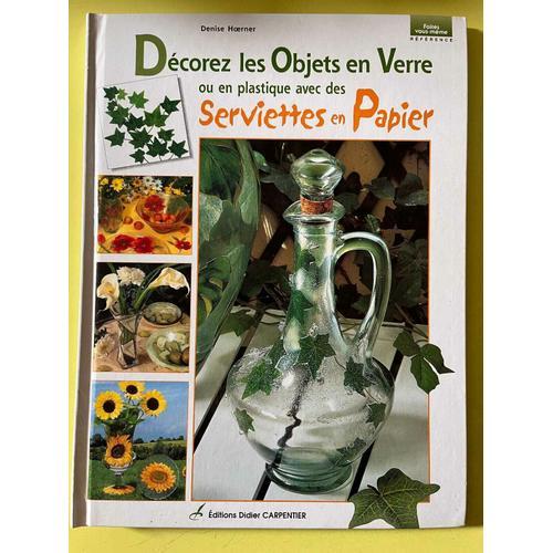 Décorez Les Objets En Verre Ou En Plastique Avec Des Serviettes En ... on Productcaster.