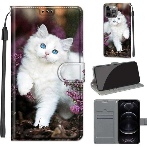 Coque Pour Iphone 13 Pro Max, Protection Housse En Cuir Pu Portefeu... on Productcaster.