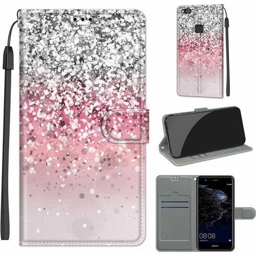 Coque Pour Huawei P10 Lite, Protection Housse En Cuir Pu Portefeuil... on Productcaster.