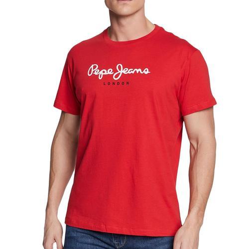 T-Shirt Rouge Homme Pepe Jeans Eggo N on Productcaster.