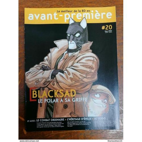 Avant Première 20 Blacksad Le Polar A Sa Griffe Mars 2003 on Productcaster.