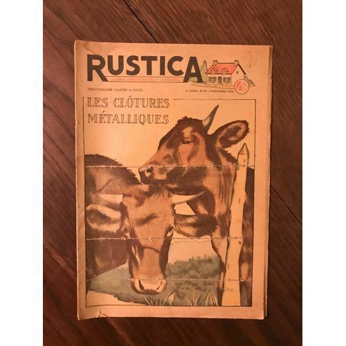 Rustica 19 Annee N 45 10 Novembre 1946 on Productcaster.