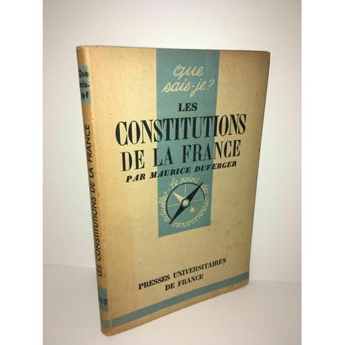 Les Constitutions De La France Que Sais Je 162 on Productcaster.