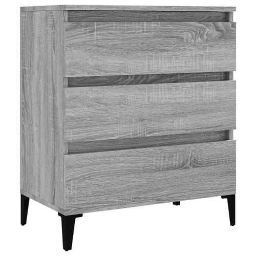 Vidaxl Buffet Sonoma Gris 60x35x70 Cm Bois D'ingénierie on Productcaster.