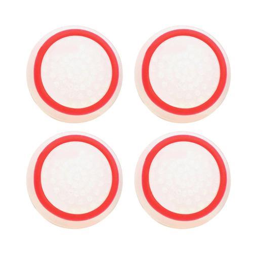 White Red - 4pcs Non-Ald Silicone Analogique Joystick Thumbstick Th... on Productcaster.