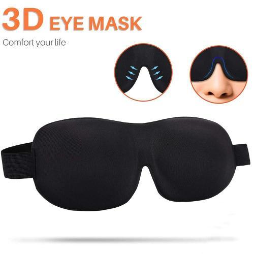 Marron - Masque De Sommeil 3d Pour Femmes Et Hommes, Masque De Somm... on Productcaster.