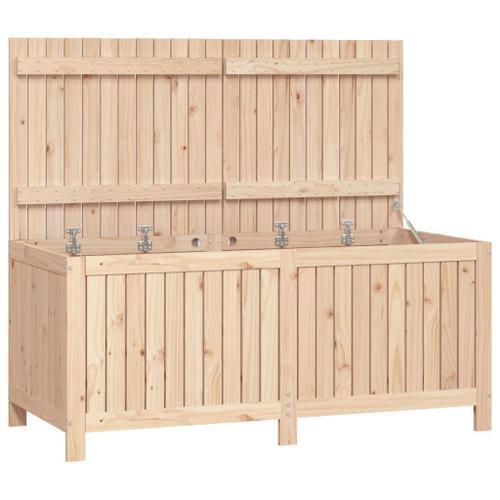 Vidaxl Boîte De Rangement De Jardin 147x68x64 Cm Bois Massif De Pin on Productcaster.