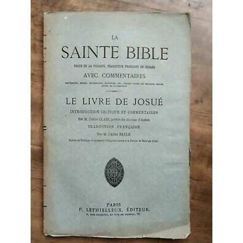 M L'abbé Bayle Le Livre De Josué on Productcaster.