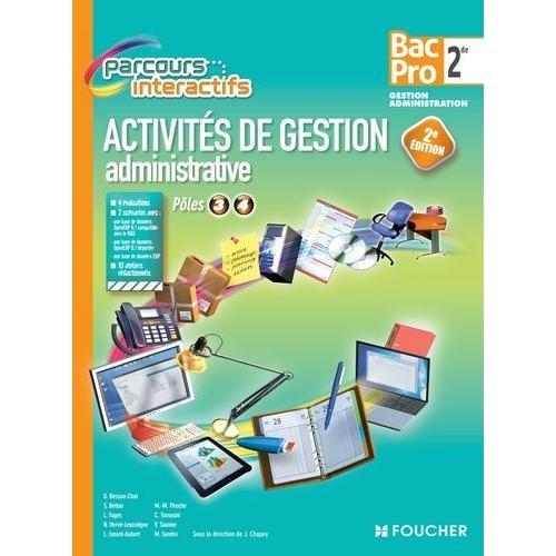 Activités De Gestion Administrative Pôles 3 Et 4, 2de Bac Pro on Productcaster.