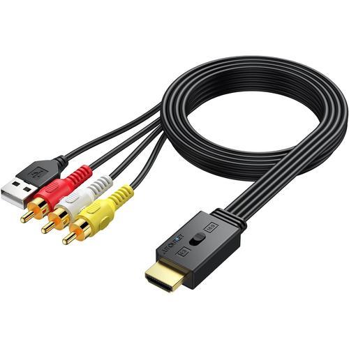 Convertisseur Av Vers Hdmi. Sortie Hdmi 1080P(60Hz)/720P(60Hz) Adap... on Productcaster.