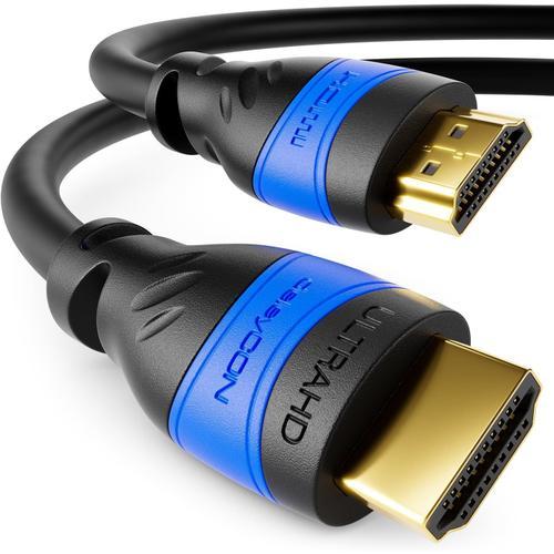 7,5M Câble Hdmi 2.0A/B - Haute Vitesse Avec Ethernet - Uhd 2160P 4K... on Productcaster.