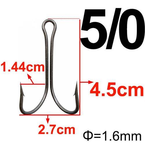 Taille 5l0 - Double Crochet De Pêche À La Mouche, 20 Pièces, Pour L... on Productcaster.