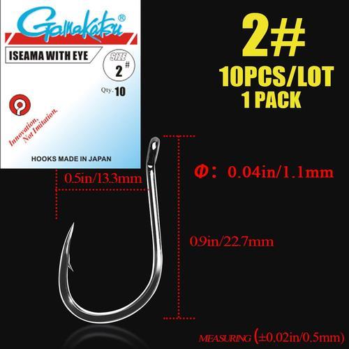 Packs 30pcs-3 - Gamakpetrol Lot De 10 Hameçons De Pêche Iseama Circ... on Productcaster.