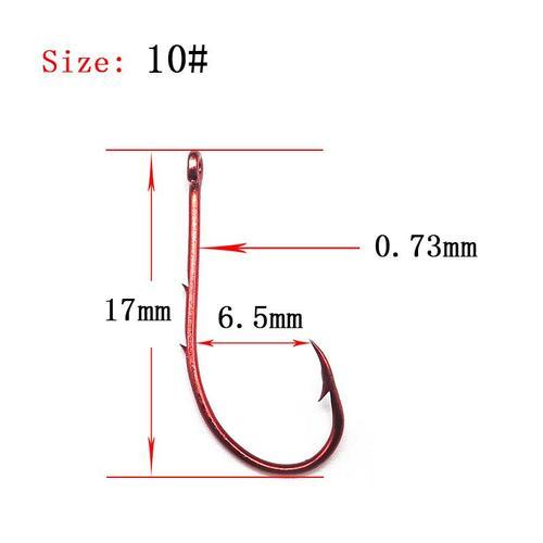 Taille 10 - Hameçon De Pêche À Double Ardillon En Acier Inoxydable,... on Productcaster.