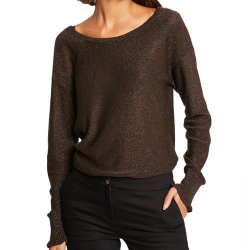 Pull Marron Brillant Femme Morgan Morika on Productcaster.