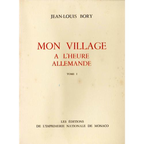 Mon Village A L Heure Allemande Tome 1 on Productcaster.