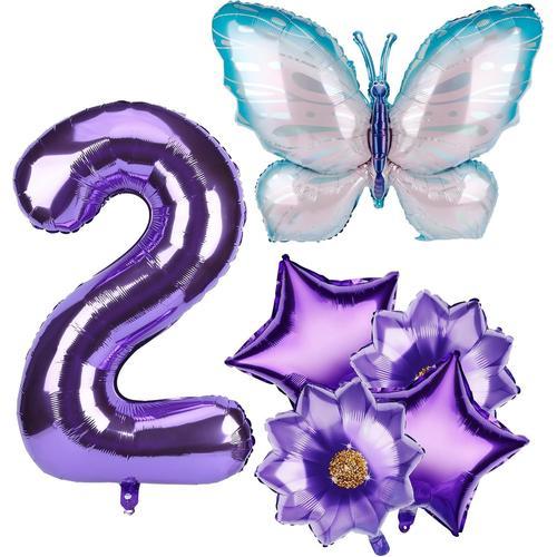 Ensemble De Papillon Décoration Ballon D'Anniversaire, Grand Ballon... on Productcaster.